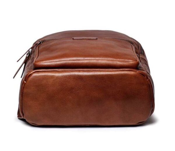 nowoczesny plecak ze skóry nowy design brown leather backpack rucksaecke braun