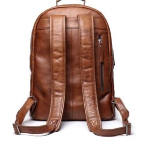 Leather backpack brown skórzany plecak brązowy